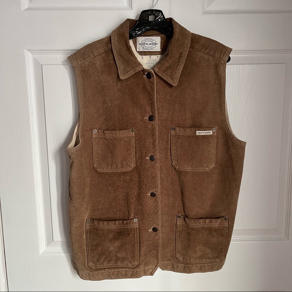SKOTTS SUEDE WASHABLE VEST - Picture 2 of 7